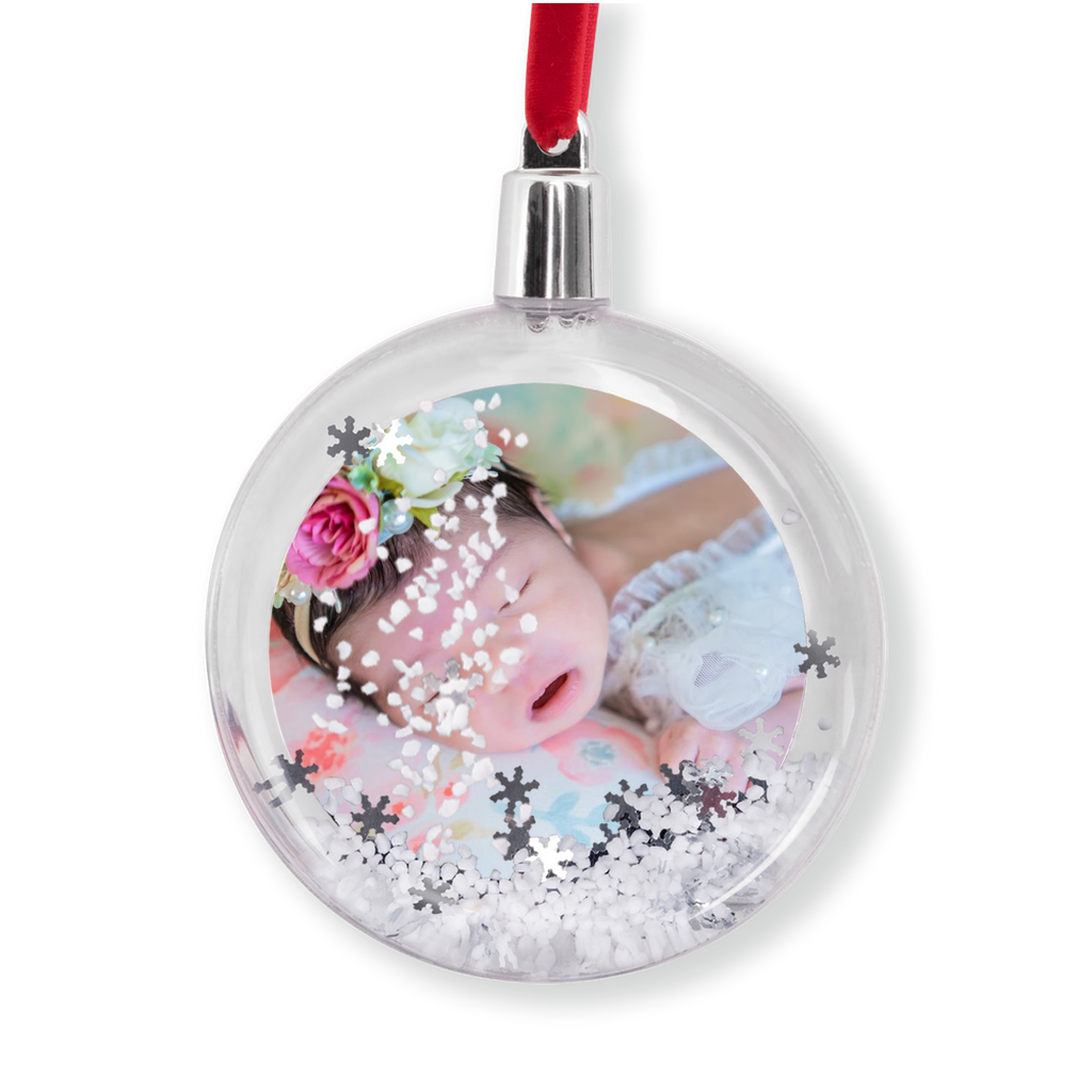 Customizable Snow Globe Ornament – Add Your Favorite Photo!